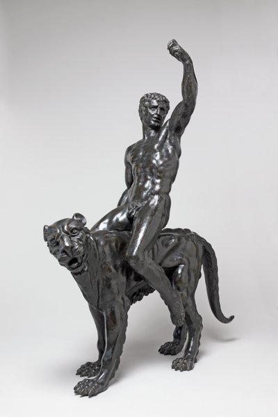 Nackte Bacchantinnen reiten auf Panthern von Michelangelo Buonarroti